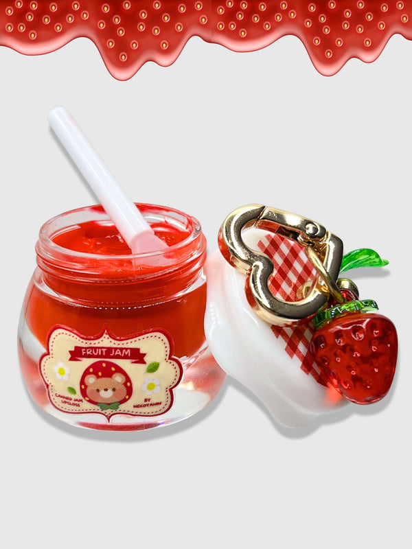 Apple Jam Lip Gloss Keychain