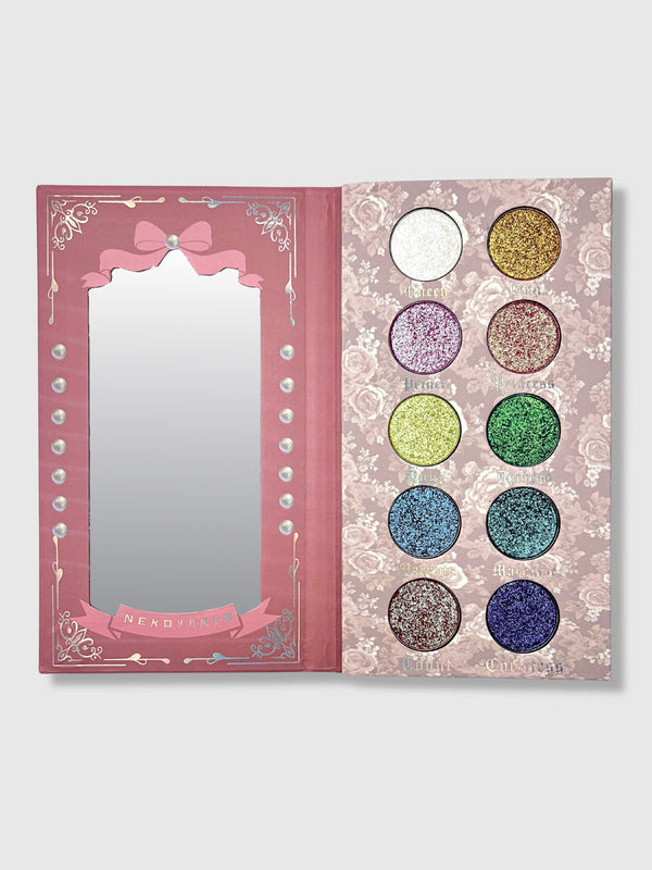 10 Shade Duochrome Eyeshadow Glitter Palette