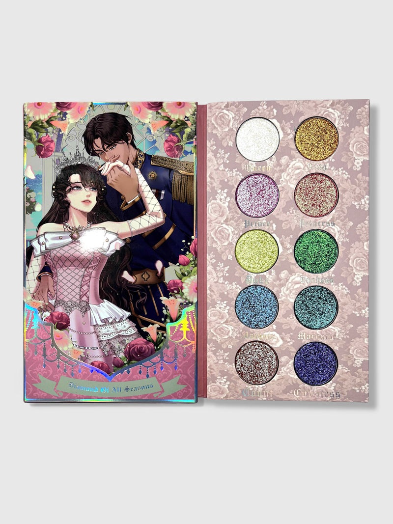 Duochrome Palette Diamond of All Seasons inspired by Regency Era England