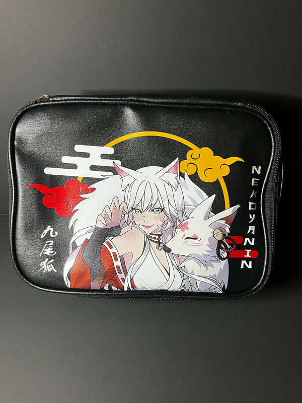 Kitsune Anime Makeup Bag