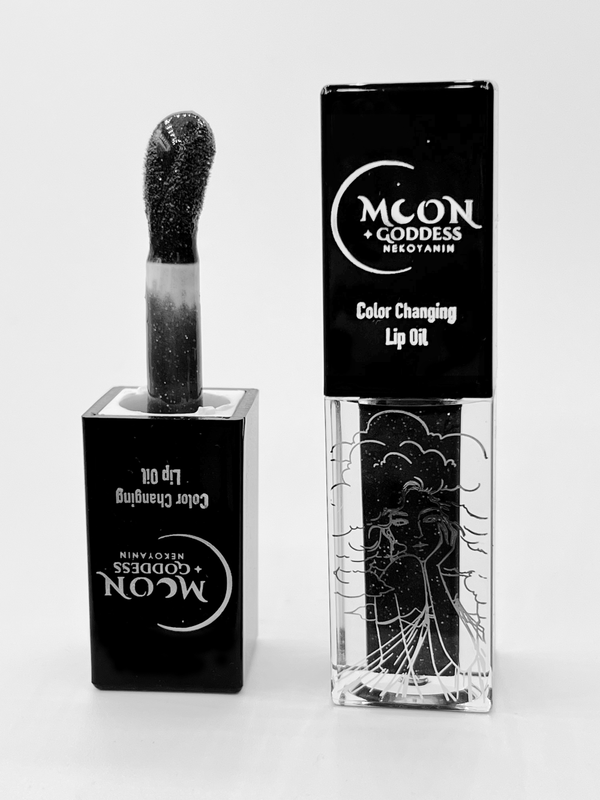 Black Color Changing Lip Oil - Moon Goddess